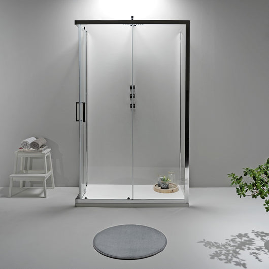 Box Doccia Elite Tre Lati 70x80x70 Cm Scorrevole Trasparente