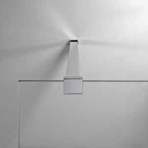 Box Doccia Walk In  80 Cm in Cristallo Trasparente con Anticalcare