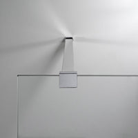 Box Doccia Walk In  130 Cm in Cristallo Trasparente con Anticalcare