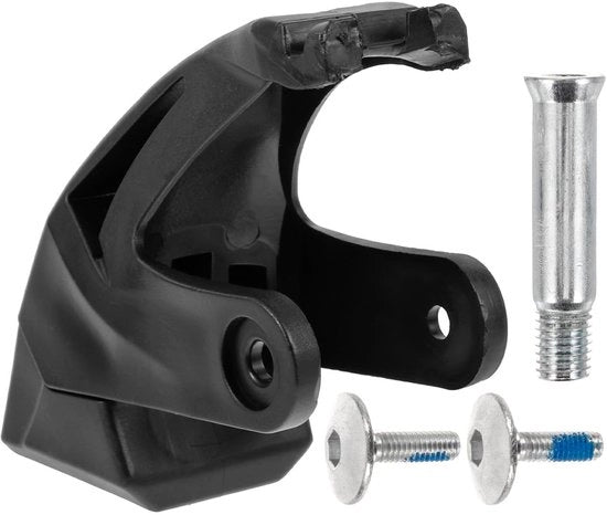 Blocco frenante professionale per pattini a rotelle - Blocco frenante - Stoppero in gomma - Incluso viti di montaggio - Nero - Dimensioni 9x8,8x4 cm - Frenata per pattini a rotelle