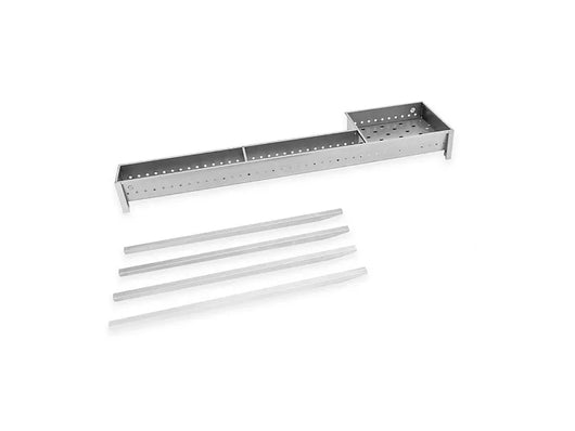 Barbecue a carbone per arrosticini Lisa Milano Grill 100+40 in acciaio inox - Con kit paratia + griglia