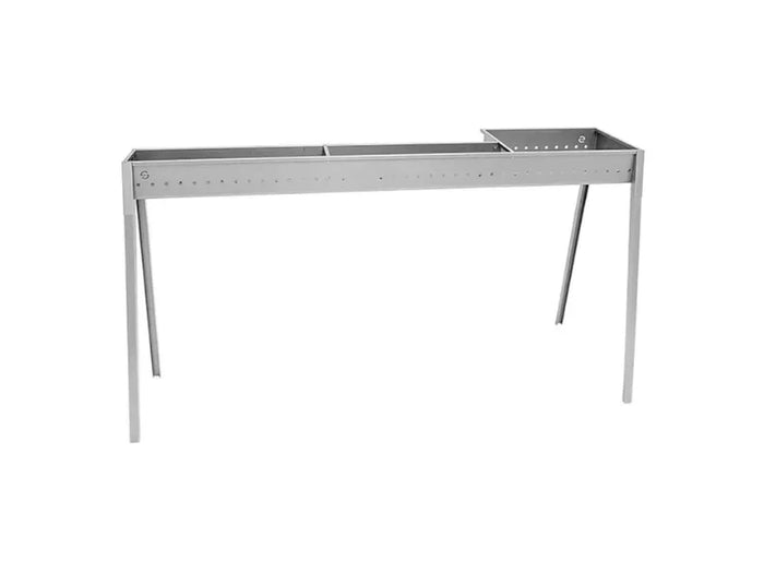 Barbecue a carbone per arrosticini Lisa Milano Grill 100+40 in acciaio inox - Senza kit paratia + griglia