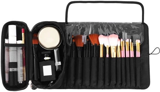 Organizzatore Cosmetico Impermeabile - Ripiegabile - Borsa Trucco - Borsa Trucco con Scatole - Impronta al Polvere - Combinazione Unica - Borsa Trucco Portatile