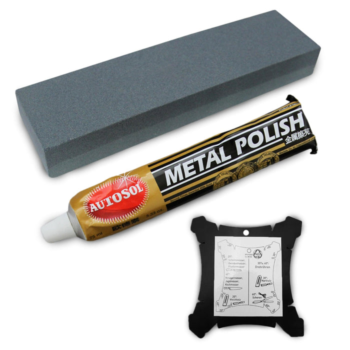 Mola Affilatrice ad Acqua Professionale Combianata da Banco e Coramella in Pelle