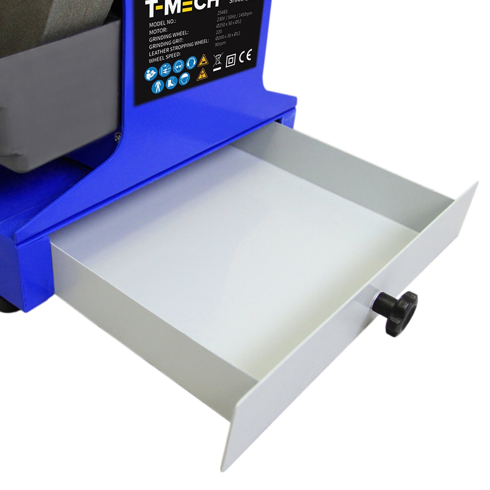 Mola Affilatrice ad Acqua Professionale Combianata da Banco e Coramella in Pelle