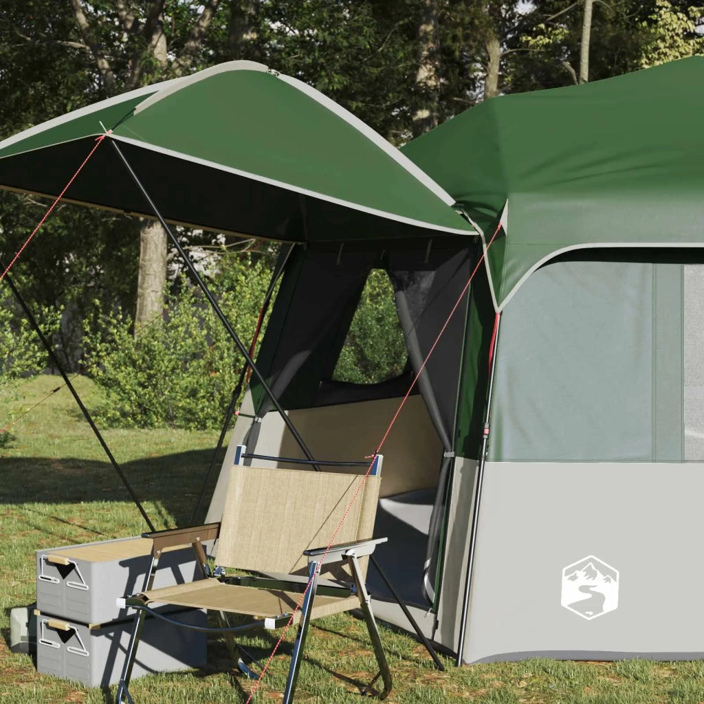 Tenda istantanea con telo antipioggia per 12 persone e rilascio rapido
