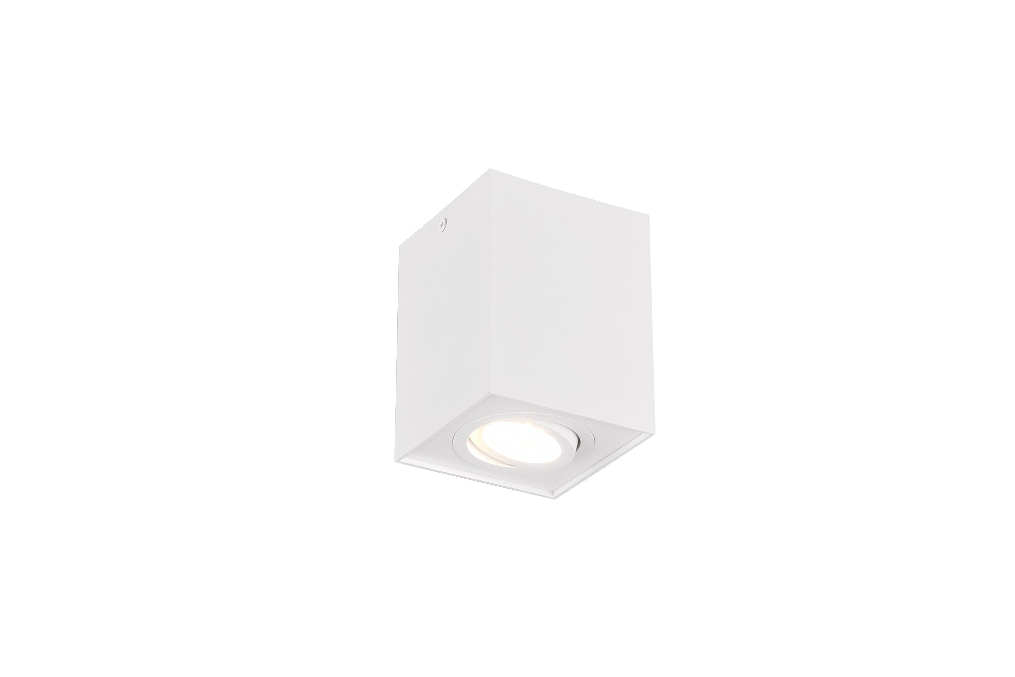 Plafoniera da Interno  GU10 in Metallo Bianco Opaco