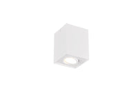 Plafoniera da Interno  GU10 in Metallo Bianco Opaco