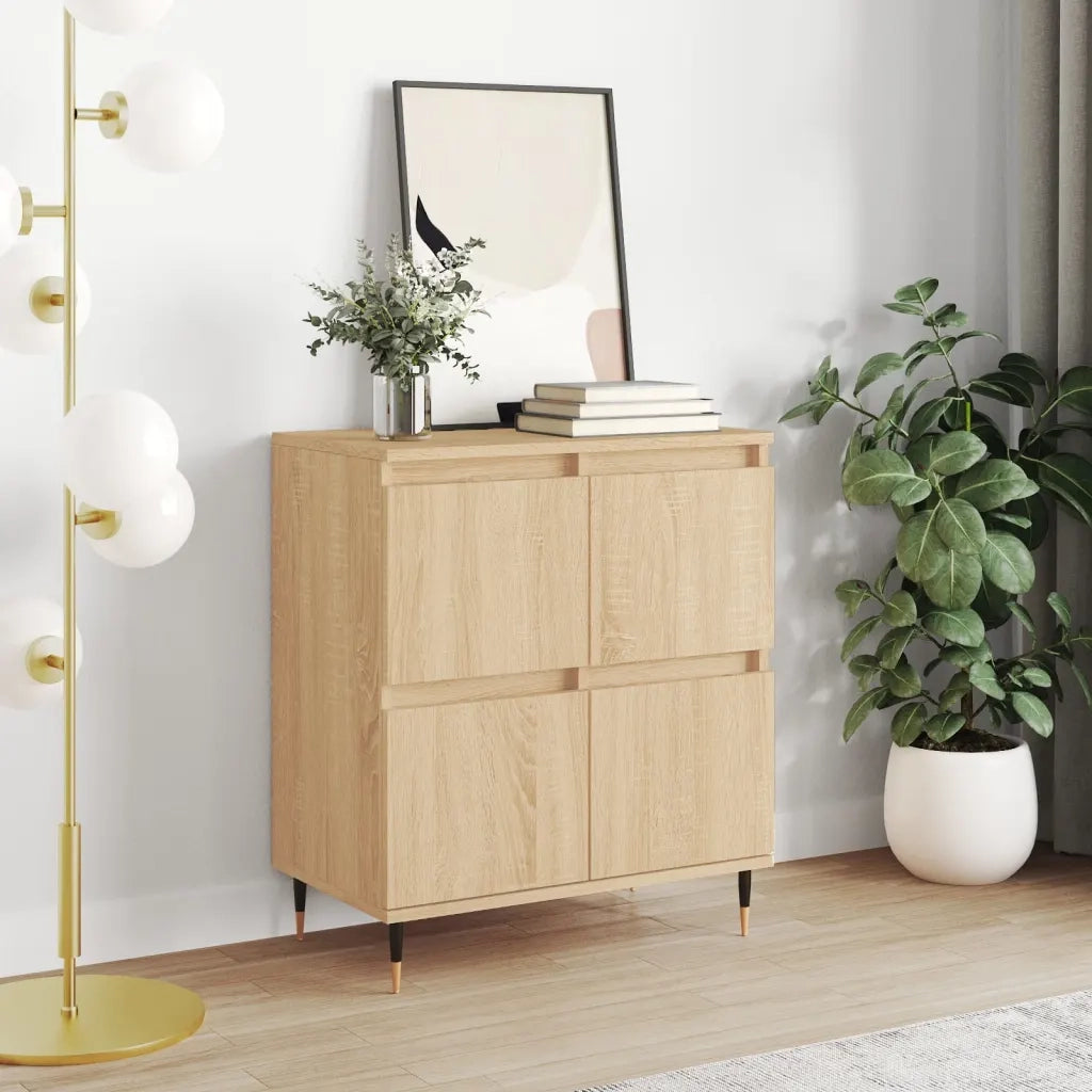 Credenza-Buffet-Armadio da cucina Rovere Sonoma 60x35x70 cm in Legno Multistrato 442733
