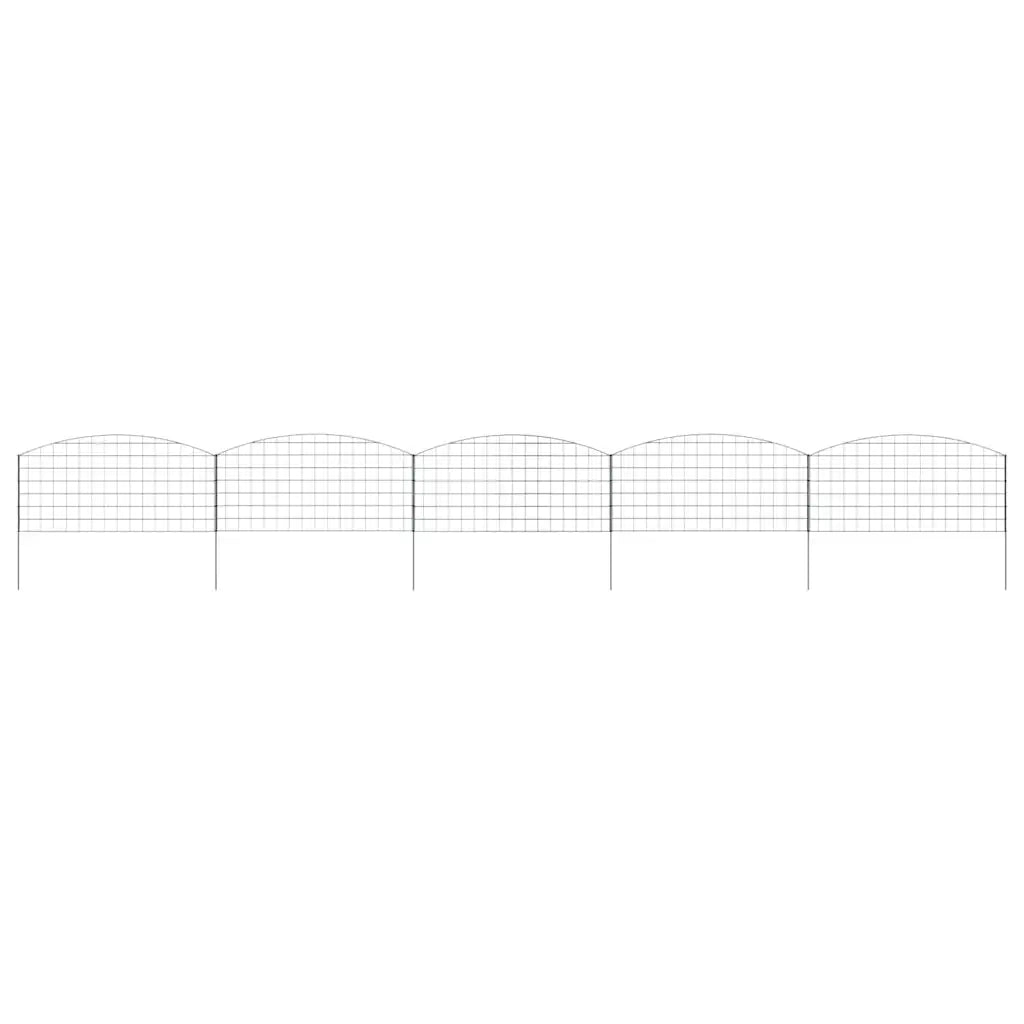 Set di Recinzione per Stagno 5 pcs Verde 100 x 50 cm Acciaio 42017313