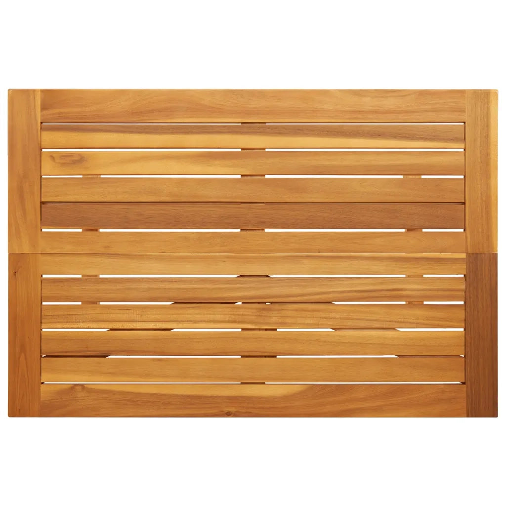 Tavolo da Balcone Pieghevole 90x60x72 cm Legno Massello Acacia 364897