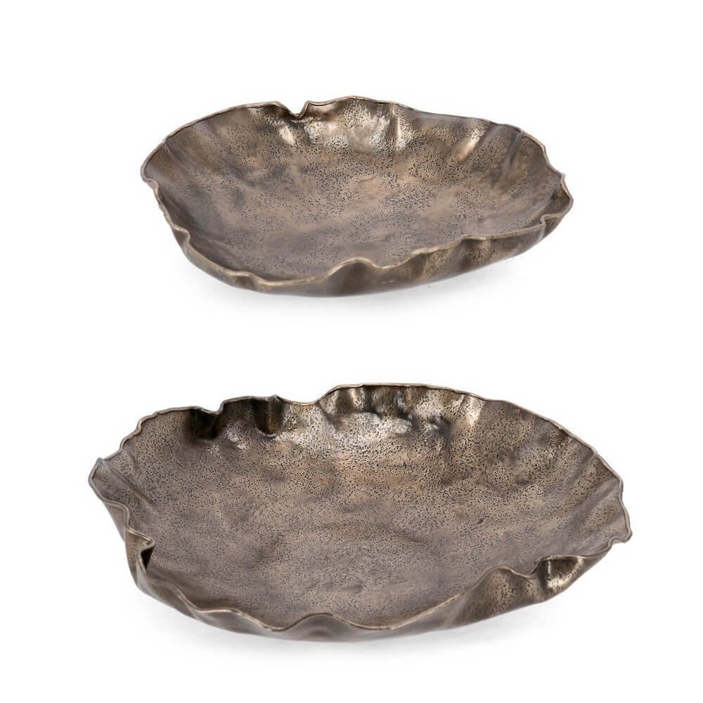 Vassoi Decorativi Alluminio Oro Stile Rustico da Interno - SOLAIR