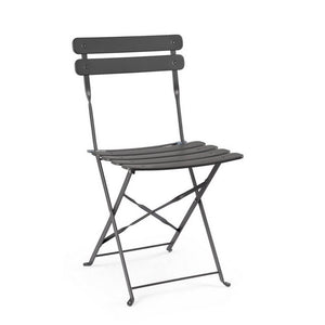 Sedia pieghevole antracite - LAZIEL