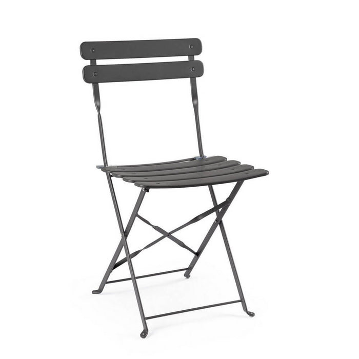 Sedia pieghevole antracite - LAZIEL
