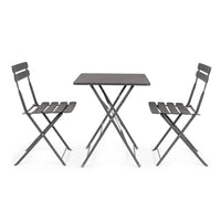 Sedia pieghevole antracite - LAZIEL