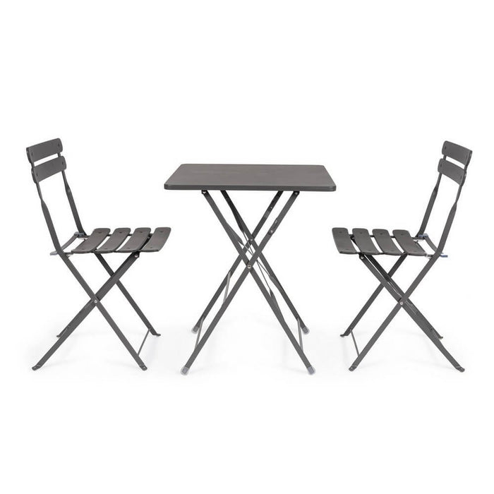 Sedia pieghevole antracite - LAZIEL