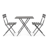 Sedia pieghevole antracite - LAZIEL