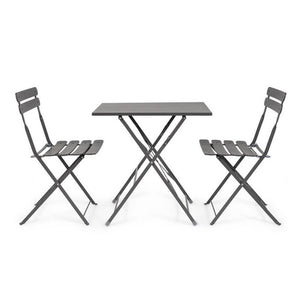 Sedia pieghevole antracite - LAZIEL