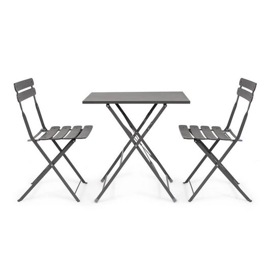 Sedia pieghevole antracite - LAZIEL