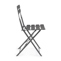 Sedia pieghevole antracite - LAZIEL