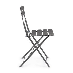 Sedia pieghevole antracite - LAZIEL
