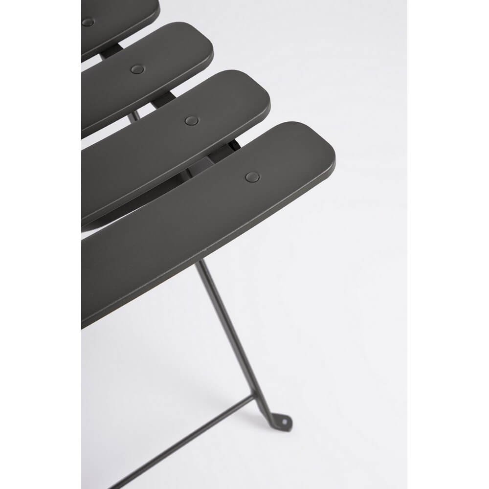 Sedia pieghevole antracite - LAZIEL