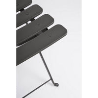 Sedia pieghevole antracite - LAZIEL