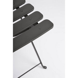 Sedia pieghevole antracite - LAZIEL