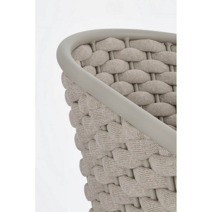 Sedia con braccioli e cuscino colore Saturn - NIREYA