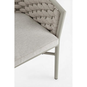 Sedia con braccioli e cuscino colore Saturn - NIREYA