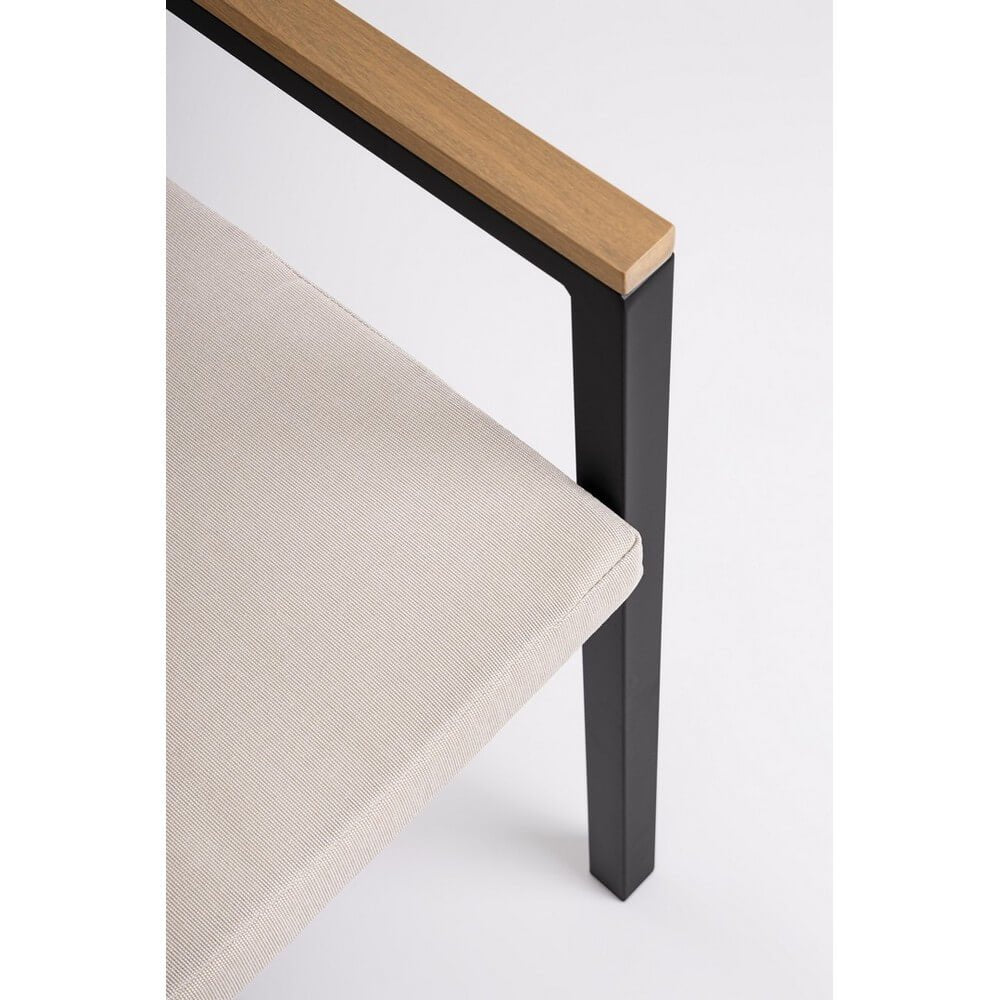 Sedia da giardino con braccioli e cuscino - CARMEYA