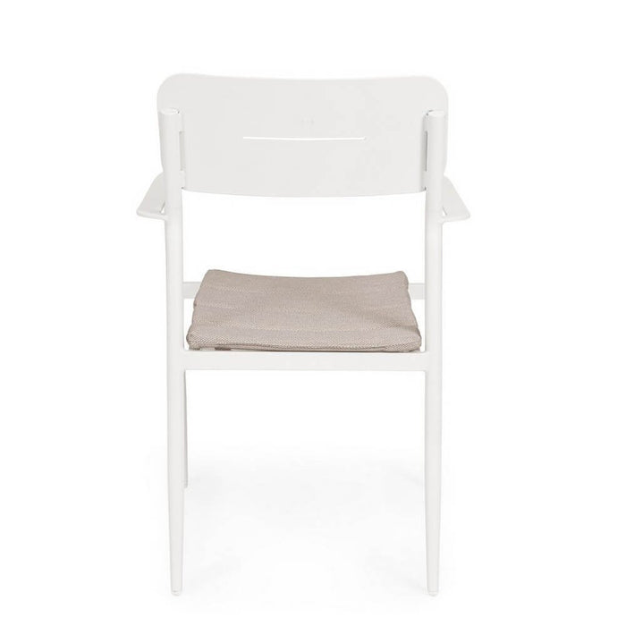 Sedia con braccioli e cuscino - RAVINA