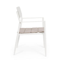 Sedia con braccioli e cuscino - RAVINA