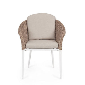 Sedia con braccioli e cuscino - RAVINA