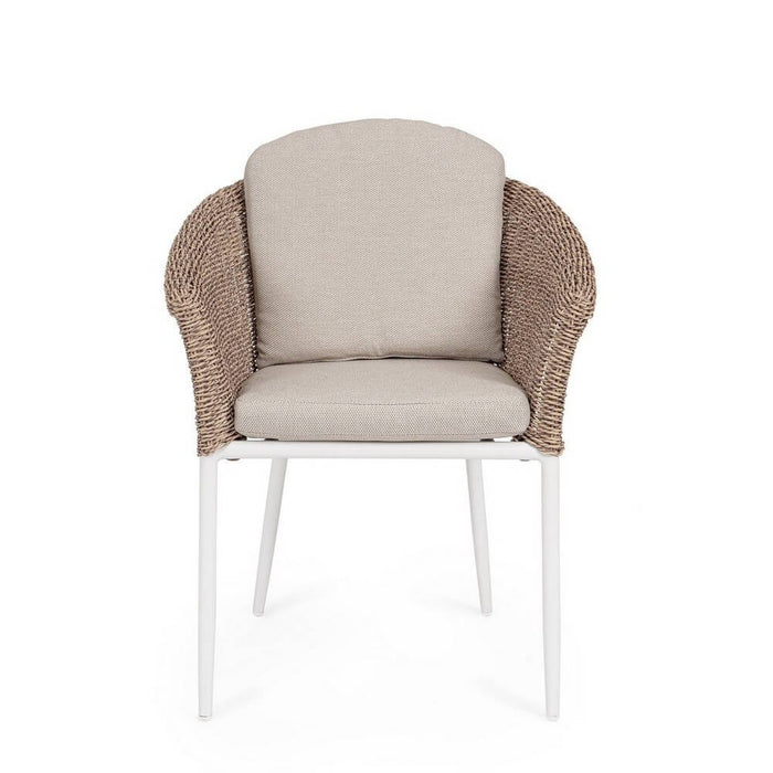 Sedia con braccioli e cuscino - RAVINA