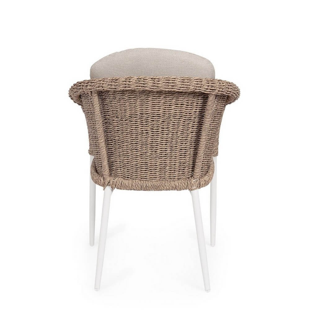 Sedia con braccioli e cuscino - RAVINA