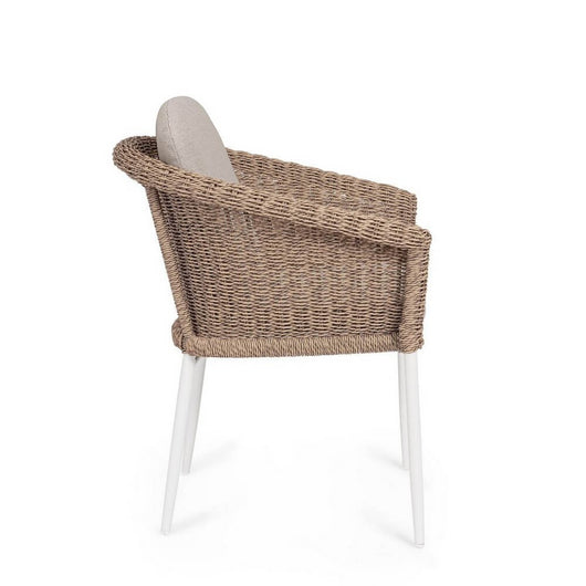 Sedia con braccioli e cuscino - RAVINA