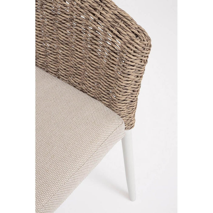 Sedia con braccioli e cuscino - RAVINA