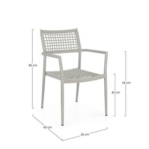 Sedia con braccioli colore Saturn - CAELIS