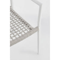 Sedia con braccioli colore bianco - CAELIS