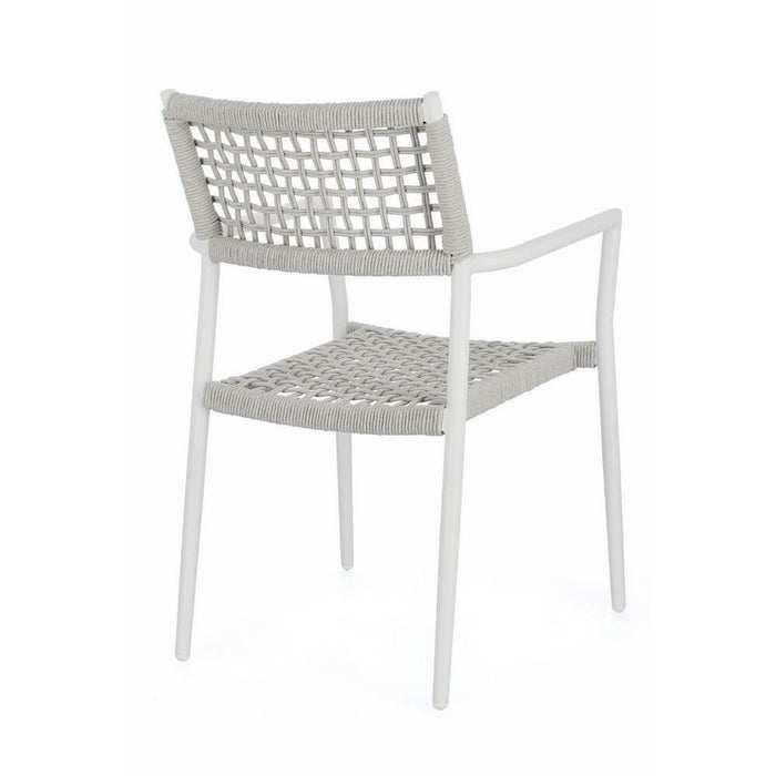 Sedia con braccioli colore bianco - CAELIS