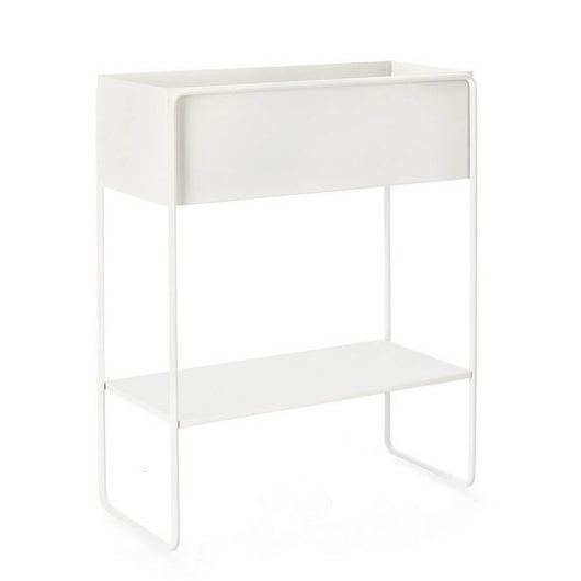 Porta fiori rettangolare da esterno 50x63,5H - CELESTIA Colore: Bianco