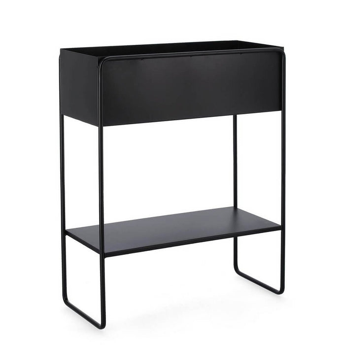 Set 2 Porta Fiori Acciaio Antracite Moderno da Esterno - CELESTIA Colore: Antracite