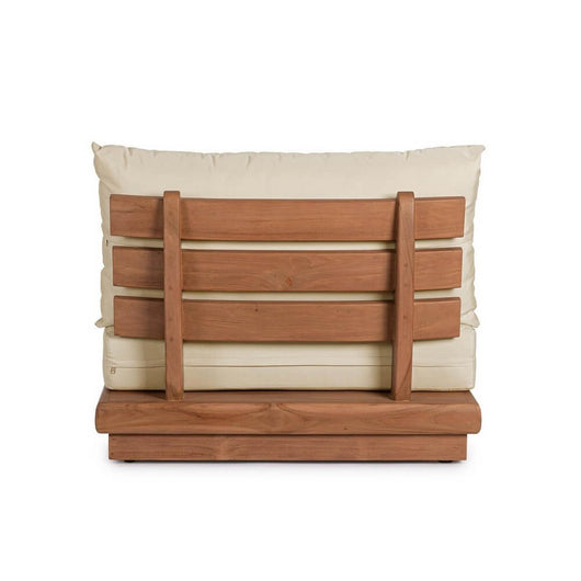 Poltrona da Giardino in Teak Marrone Moderna da Esterno - SERELIS