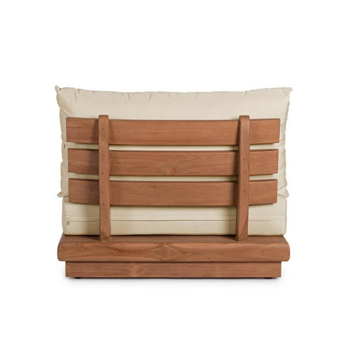 Poltrona da Giardino in Teak Marrone Moderna da Esterno - SERELIS