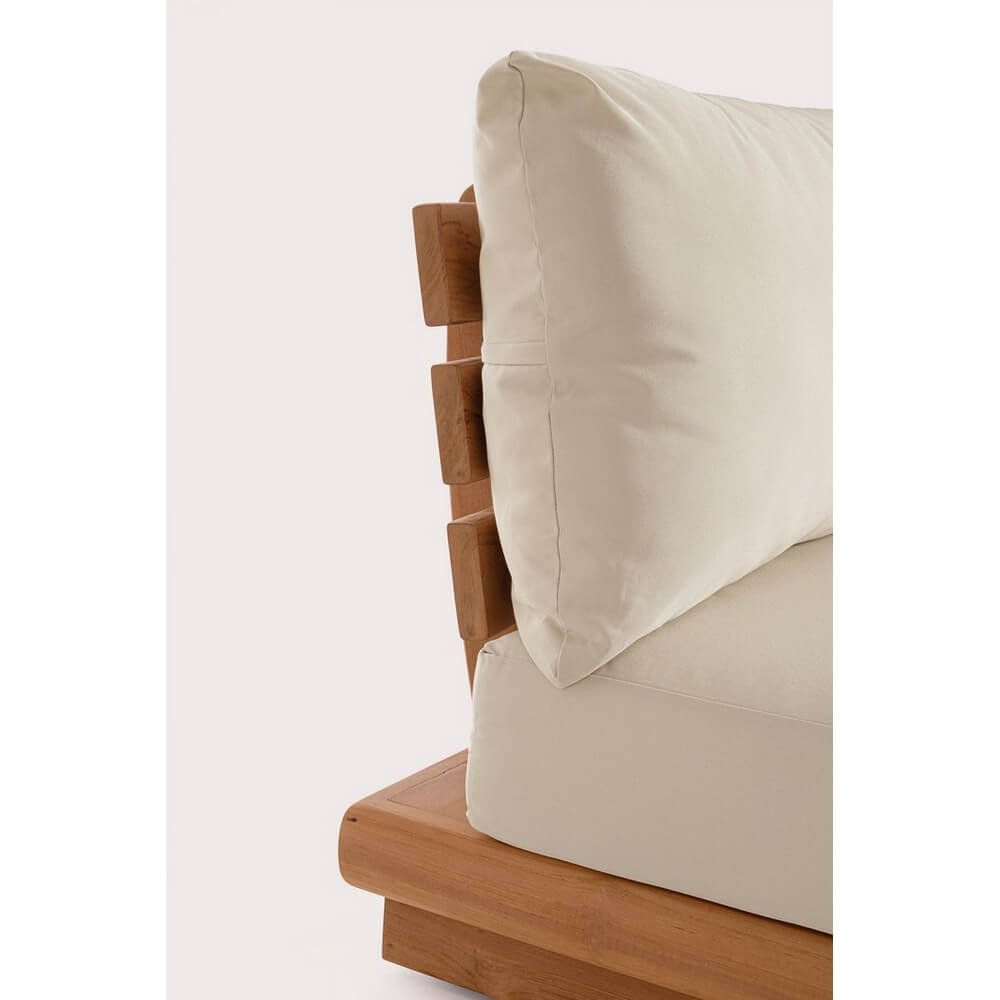 Poltrona da Giardino in Teak Marrone Moderna da Esterno - SERELIS