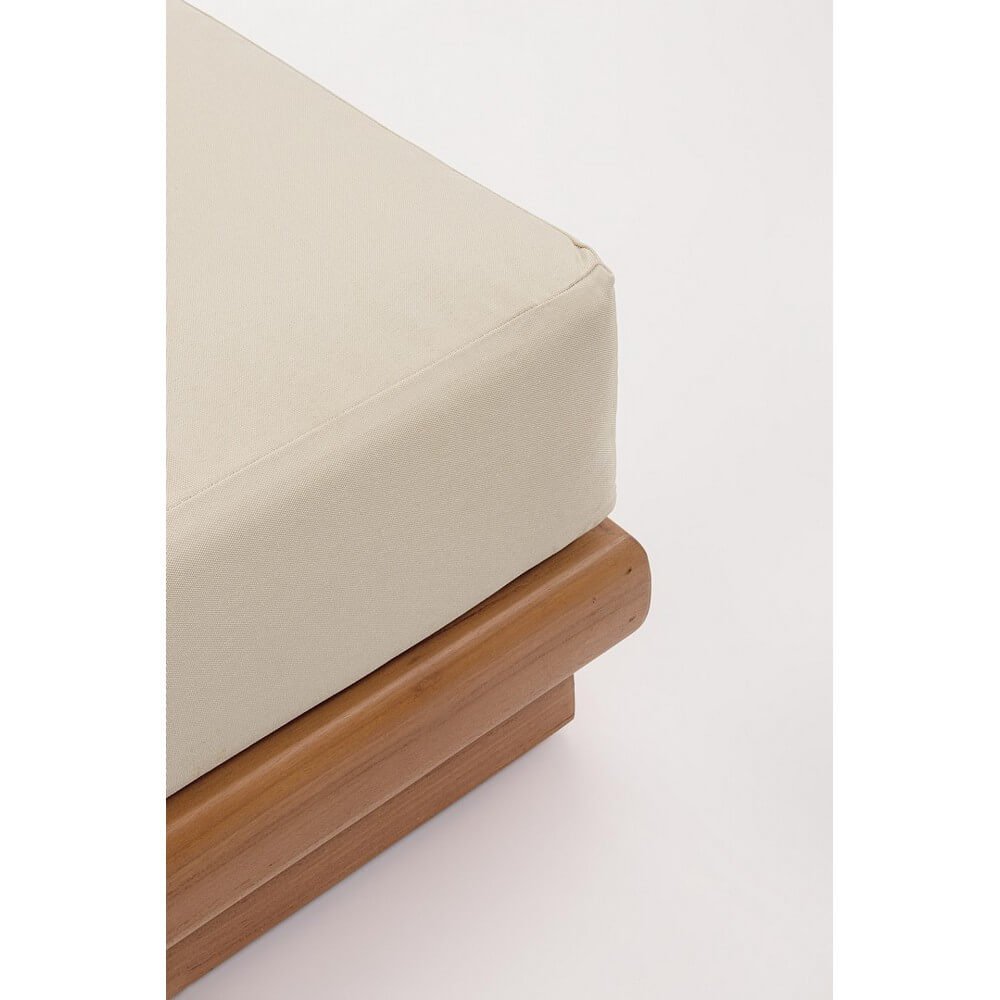 Poltrona da Giardino in Teak Marrone Moderna da Esterno - SERELIS