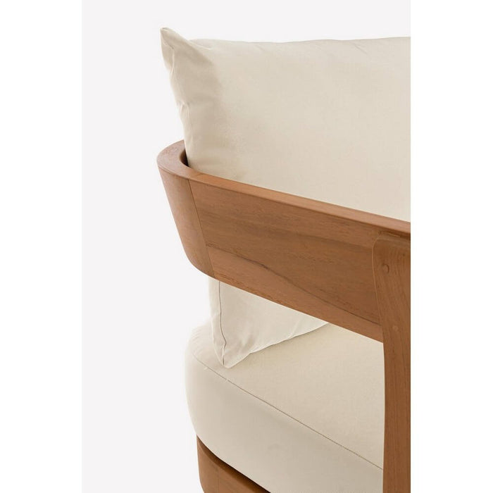 Poltrona Teak Marrone Moderna da Esterno - ZAFIRA