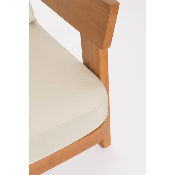 Poltrona Teak Marrone Moderna da Esterno - ZAFIRA