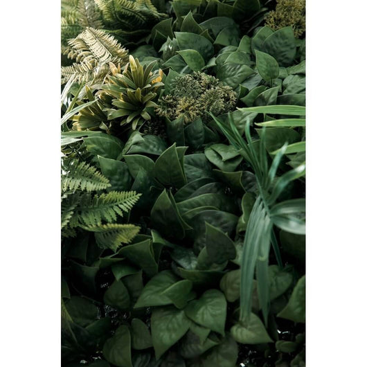 Parete Sintetica Resina Verde Tropical da Esterno 100x100 - ELIXOR